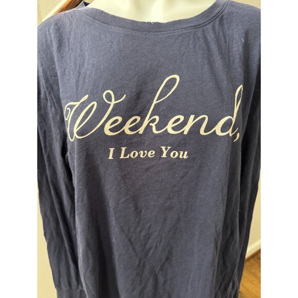 WILDFOX Weekend Walk of Shame Tee Size Large - Picture 3 of 5